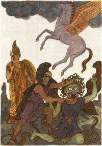 Perseus jedním rázem usekl Meduse hlavu