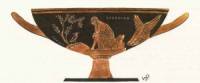 Antická miska s vyobrazením Ikara