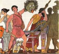 Nastavil Medusinu hlavu Fíneovi...